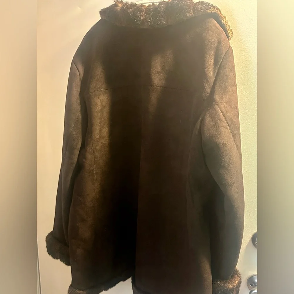 New York & Company Faux Fur Lined Winter Coat - Picture 16 of 16